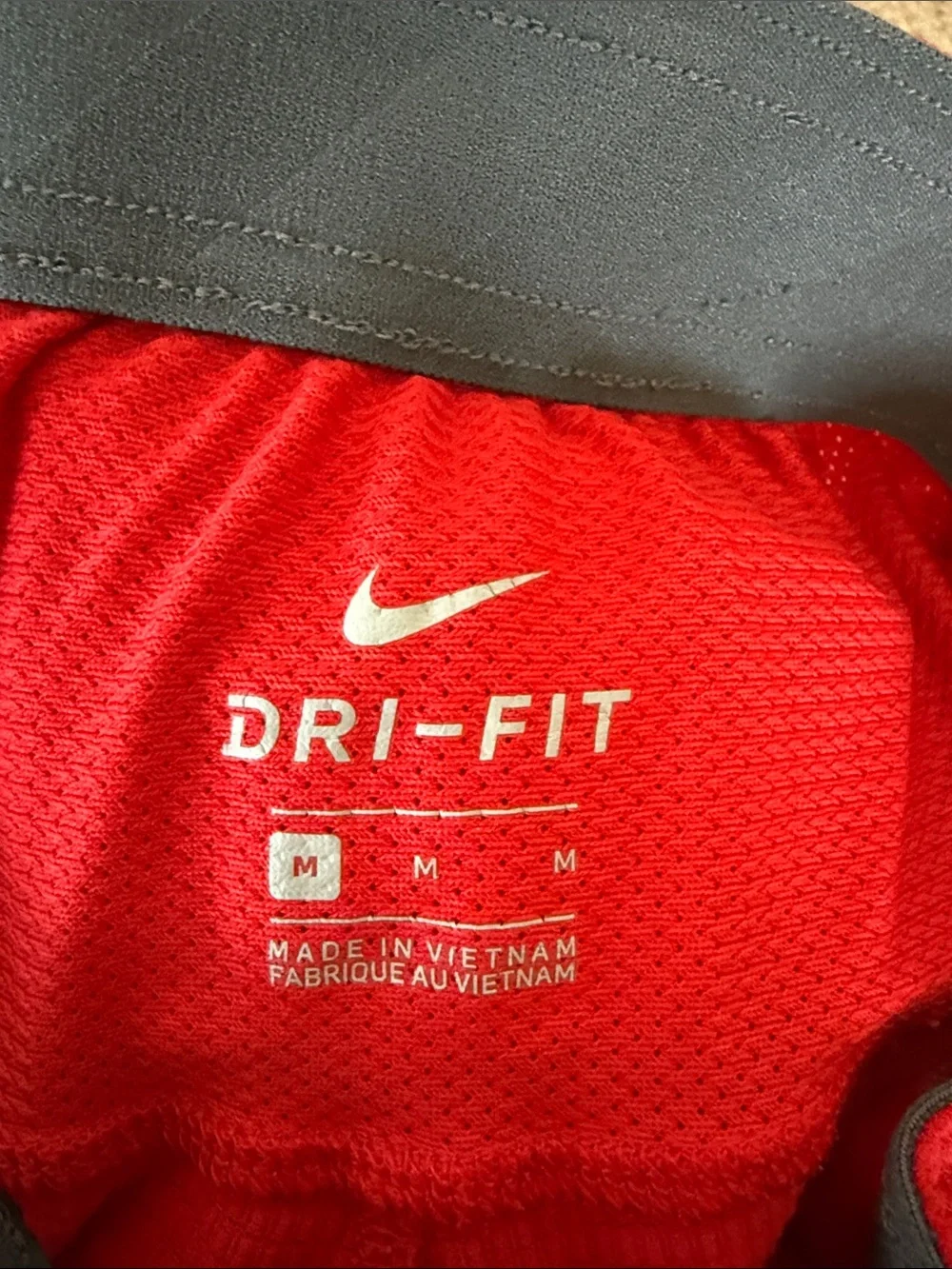 Nike Red Men's Athletic Shorts with SDSU Logo